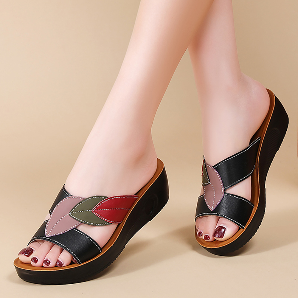 Ethnic Modern Fashion - Dames sneakers met dikke zool, sandalen,