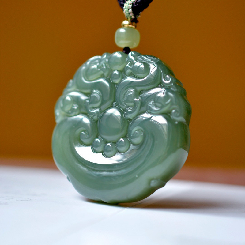 Go Ethnic Fashion - Natuurlijke Hetian Jade 'Alles Gaat Goed'