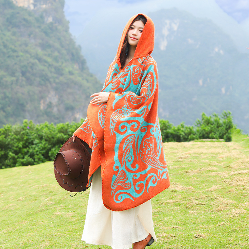 Nieuwe damescapuchon, warme re - Go Ethnic Fashion recensie en prijs