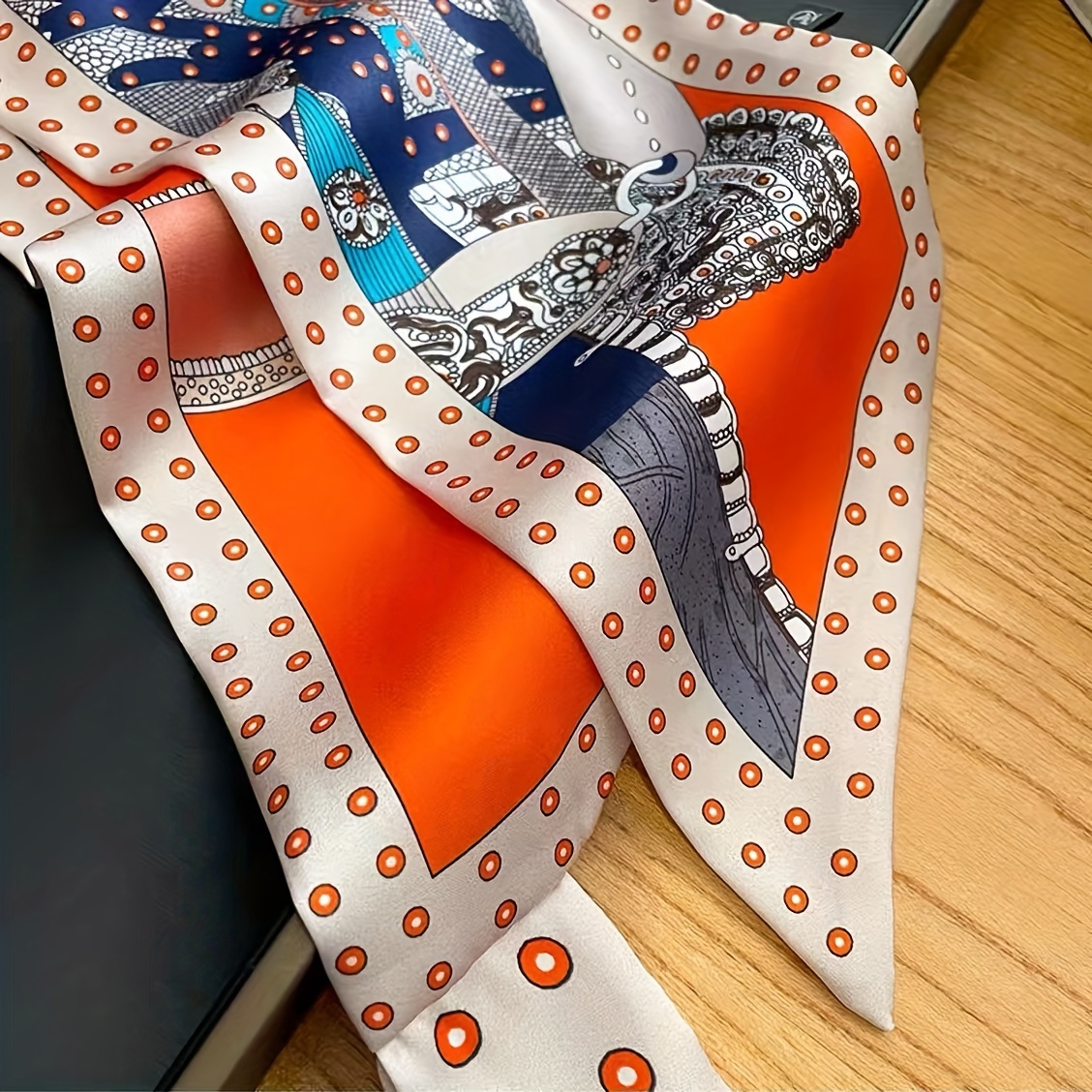 Boho Chic Oranje Bloemenprint  - Ethnic Fashion Design recensie en prijs