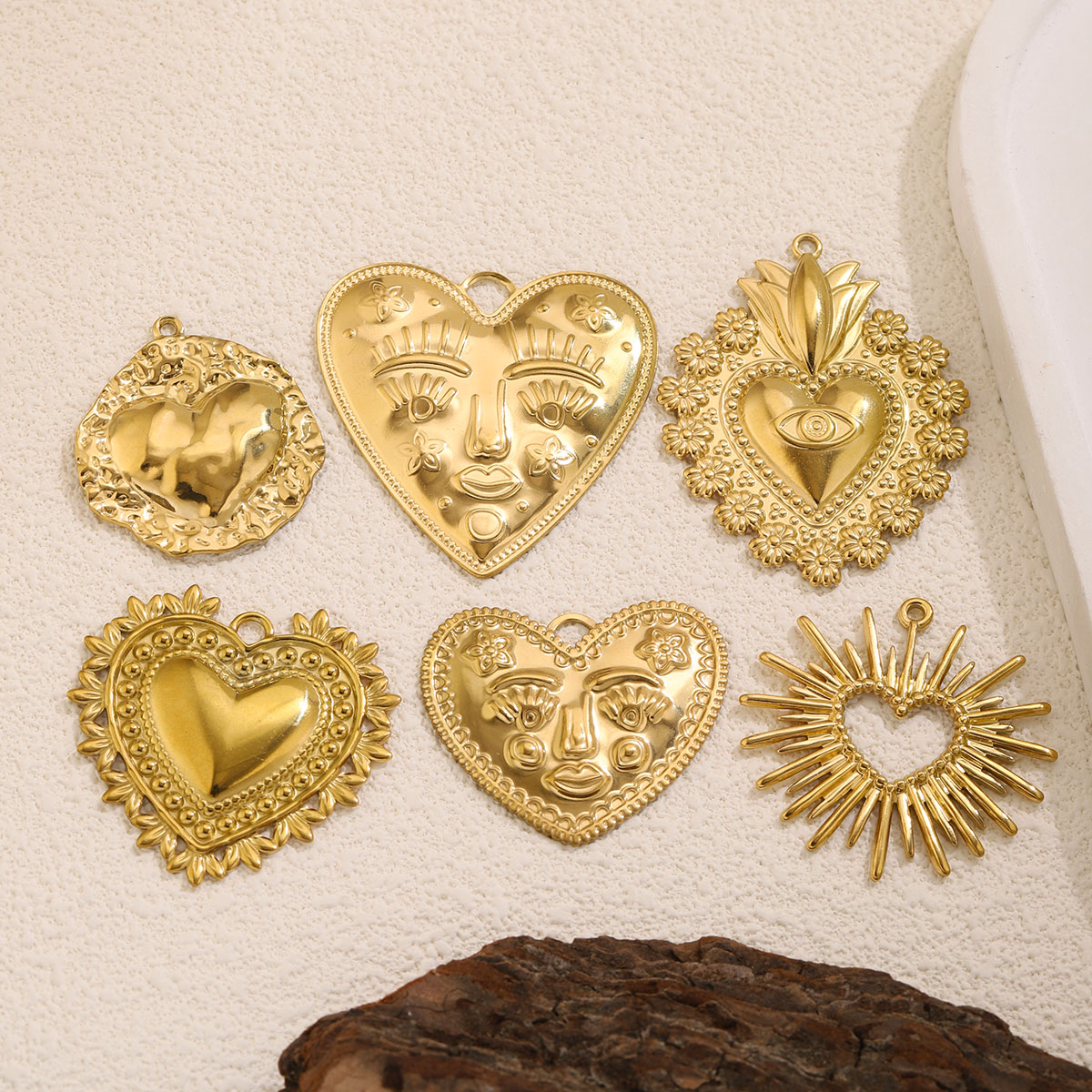 5 stuks PVD goud roestvrij sta - Ethnic Fashion Design recensie en prijs
