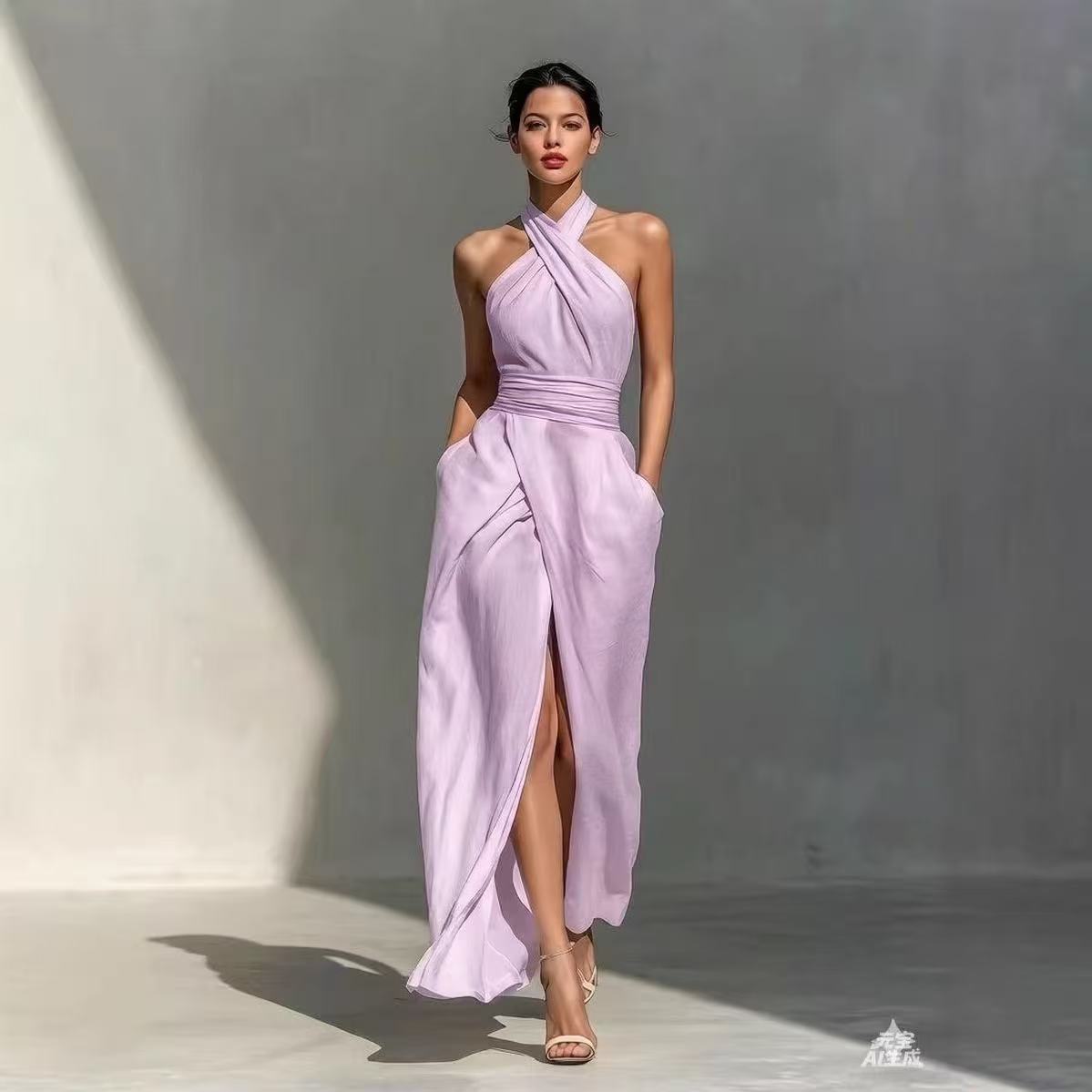 Chique, effen lange boho jurk  - Ethnic Fashion Design recensie en prijs