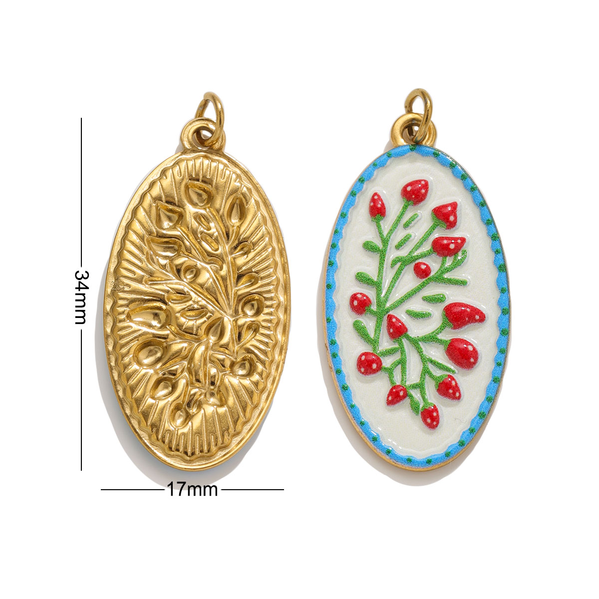 2 stuks Boho Emaille Bloemhang - Ethnic Fashion Design recensie en prijs